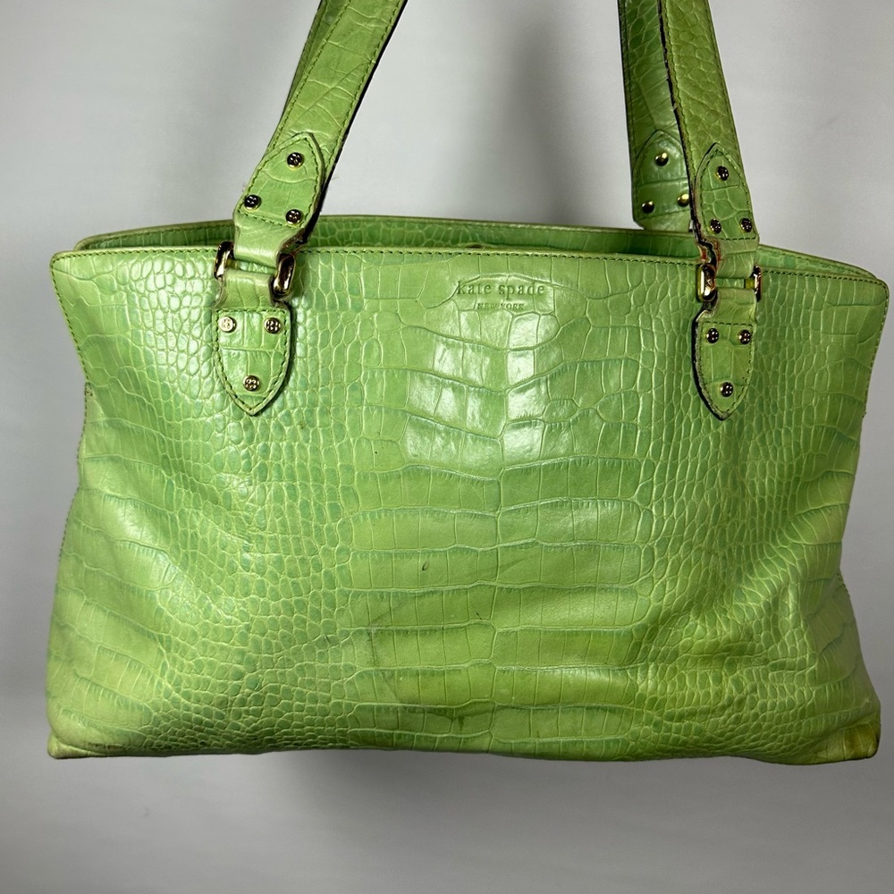 Kate spade Croc Patterned Leather Bag